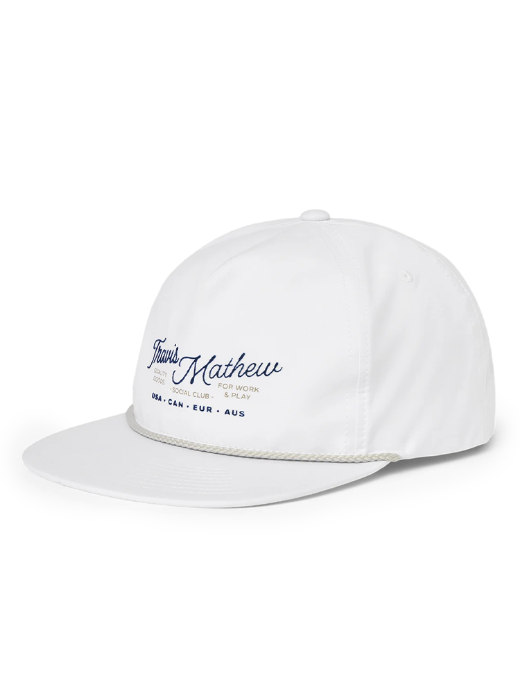 TravisMathew Gate Crasher Cap - White