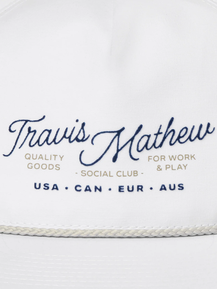 TravisMathew Gate Crasher Cap - White