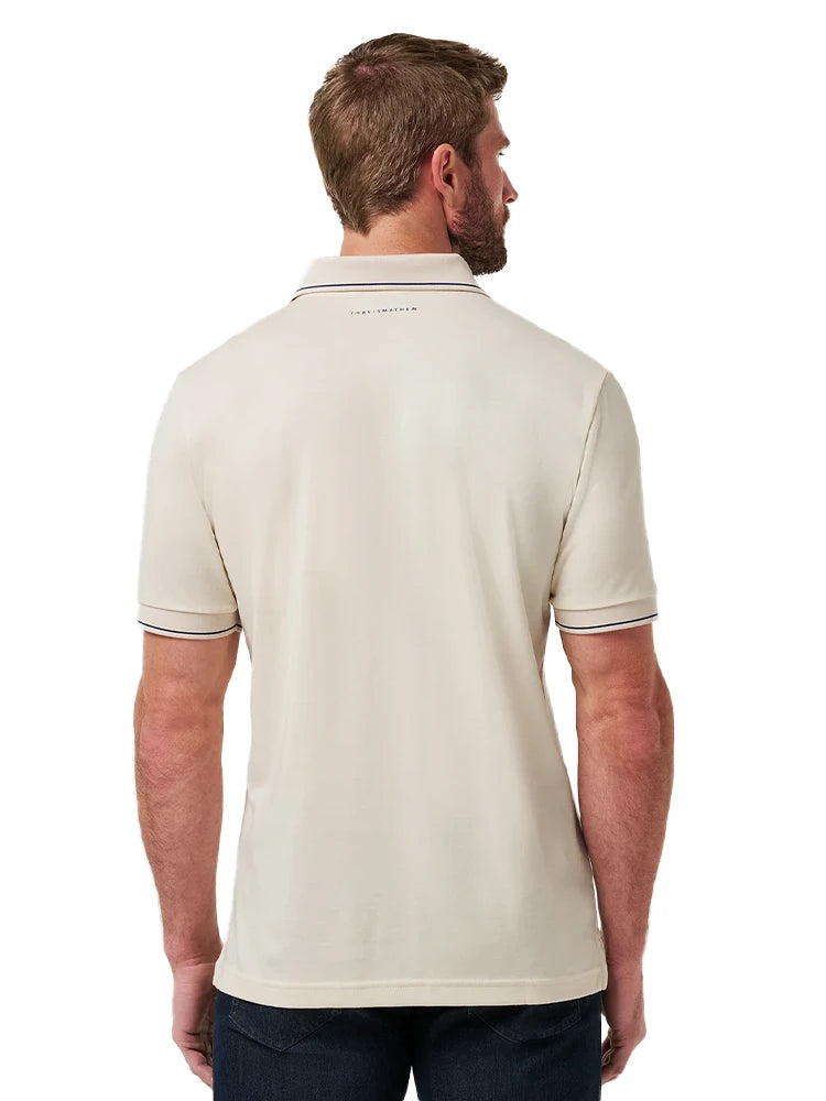 TravisMathew Happier Hour Polo - Birch