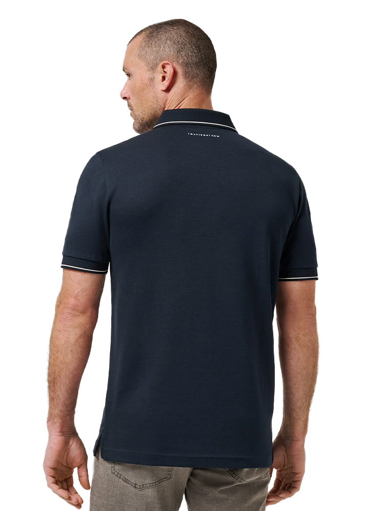 TravisMathew Happier Hour Polo - Total Eclipse