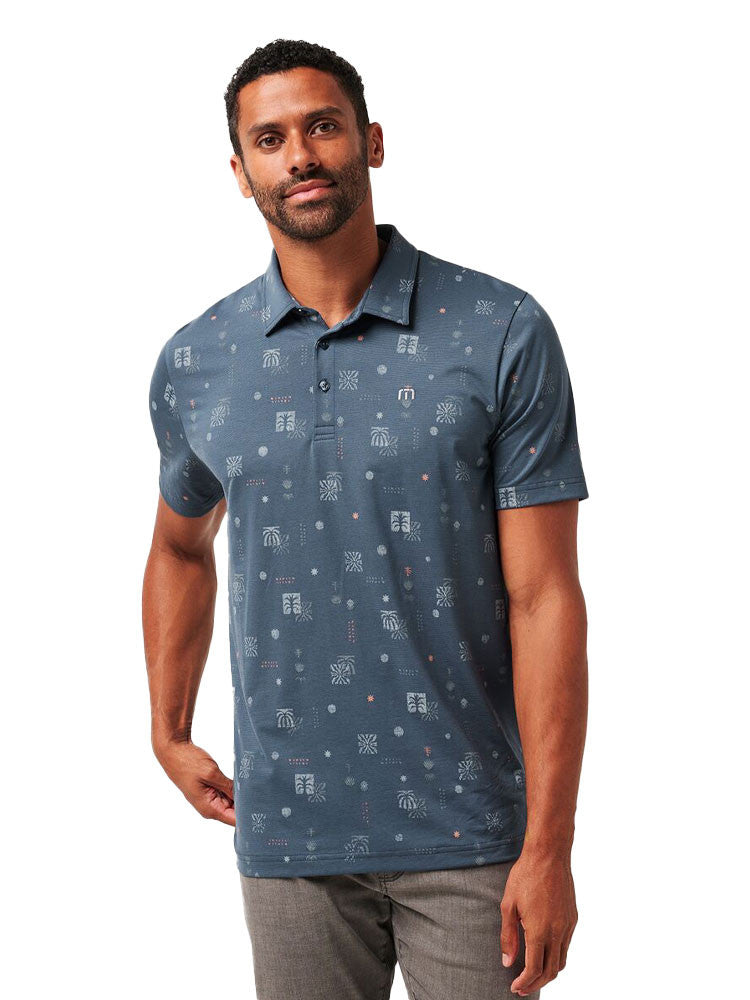 TravisMathew Quick Trip Polo - Mood Indigo/Vintage Indigo