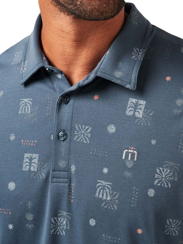 TravisMathew Quick Trip Polo - Mood Indigo/Vintage Indigo