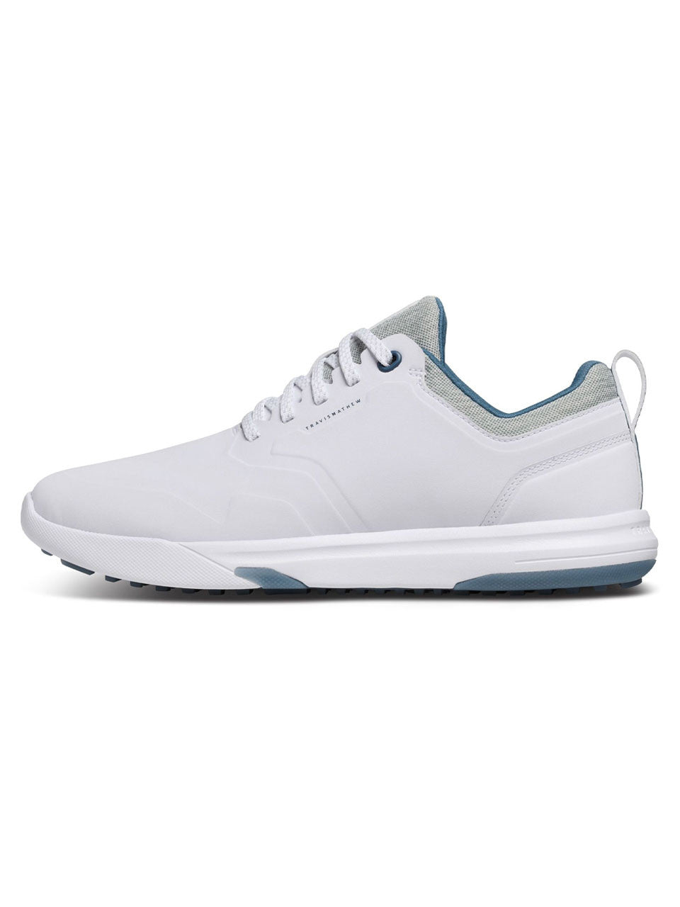 TravisMathew The Daily Pro Hybrid Plus Golf Shoes - White/Blue