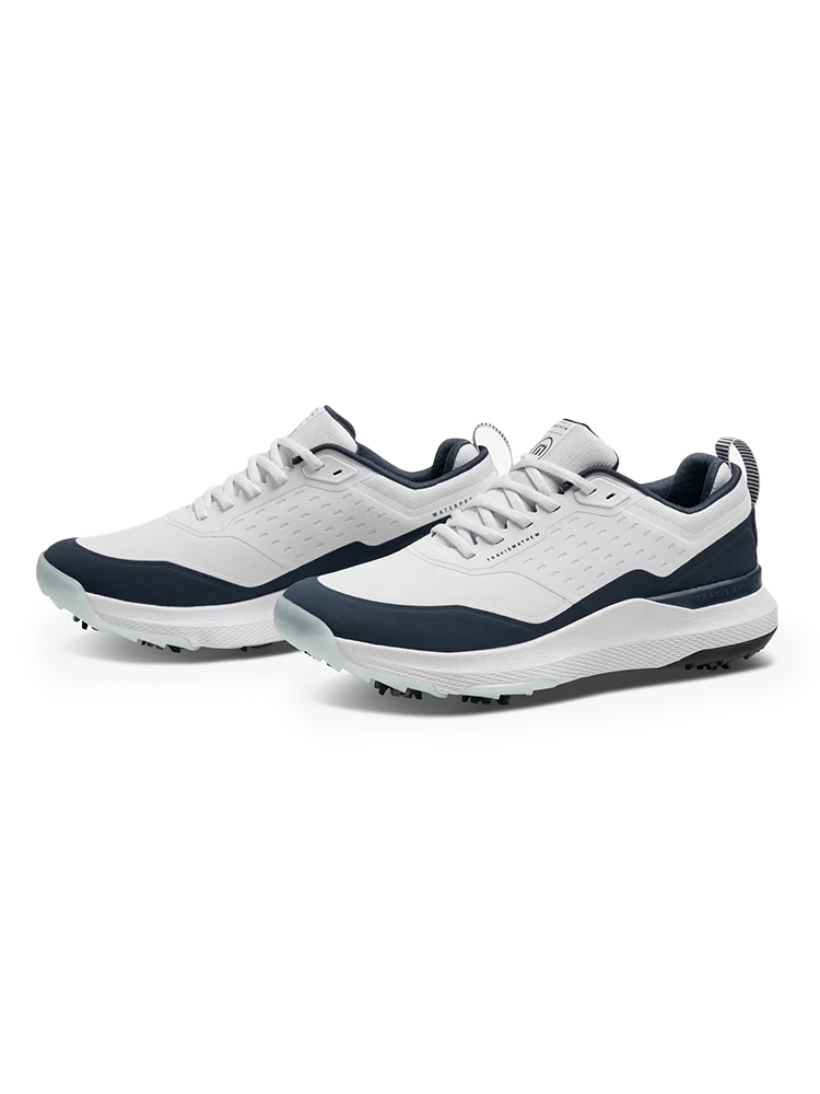 TravisMathew The Nuage Mega Golf Shoes - Classic White/Total Eclipse