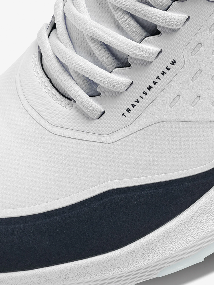 TravisMathew The Nuage Mega Golf Shoes - Classic White/Total Eclipse