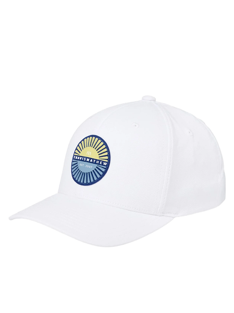 TravisMathew Touching Down Snapback Cap - White