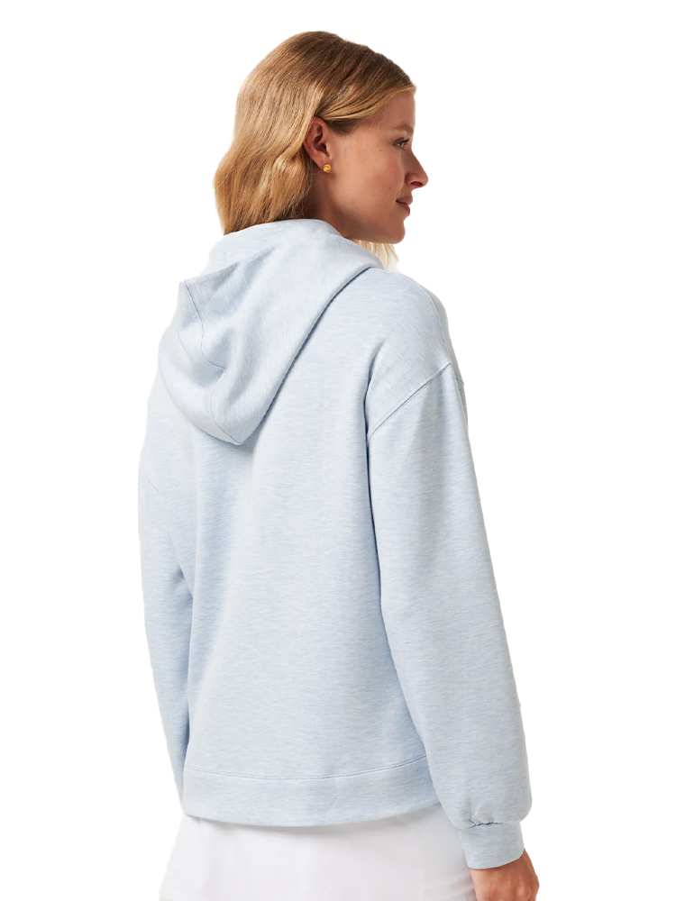 TravisMathew Women's Skyloft Soft Hoodie - Heather Kentucky Blue