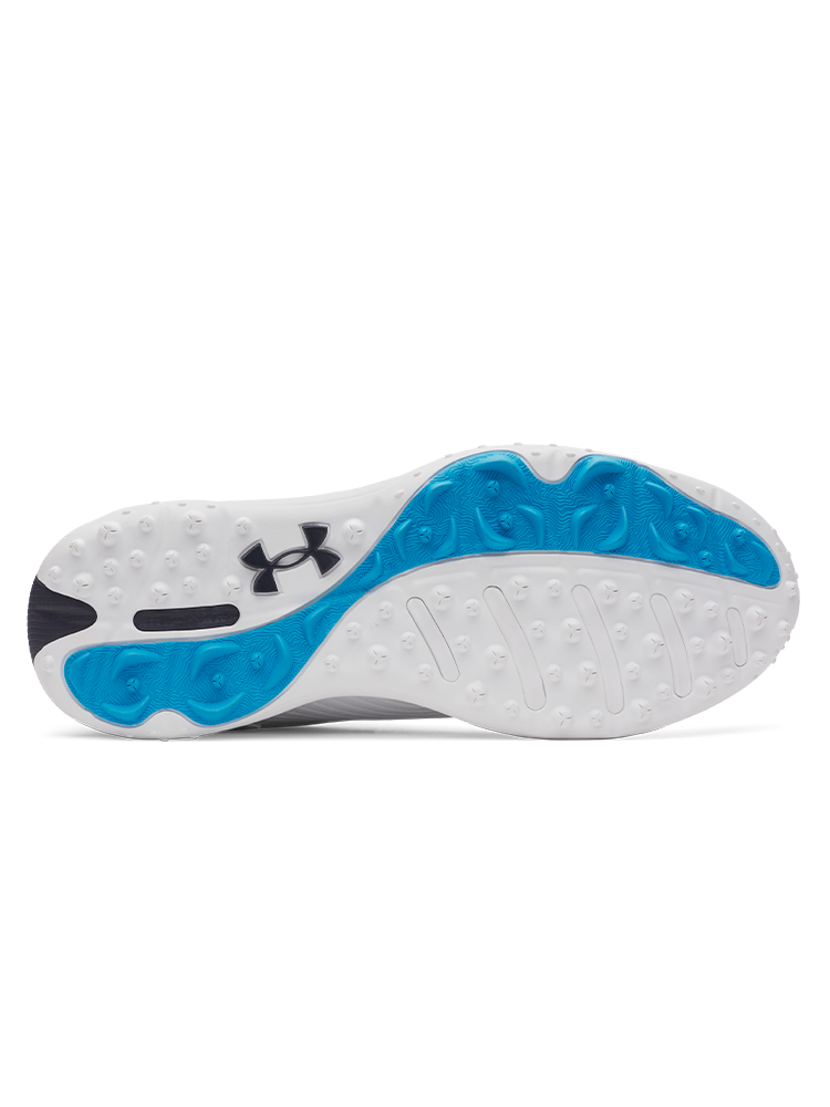 Under Armour Drive Fade 2 SL Golf Shoes - White/Metallic Silver