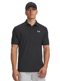 Under Armour Drive Jacquard Polo - Black/Anthracite
