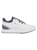 Under Armour Drive Medal SL Golf Shoes - White/Titan Grey/Metallic Silver