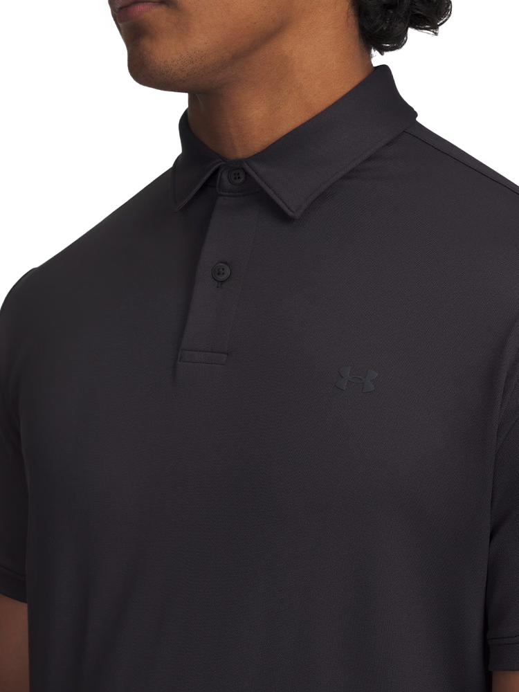 Under Armour Drive Sport Pique Polo - Black/Anthracite