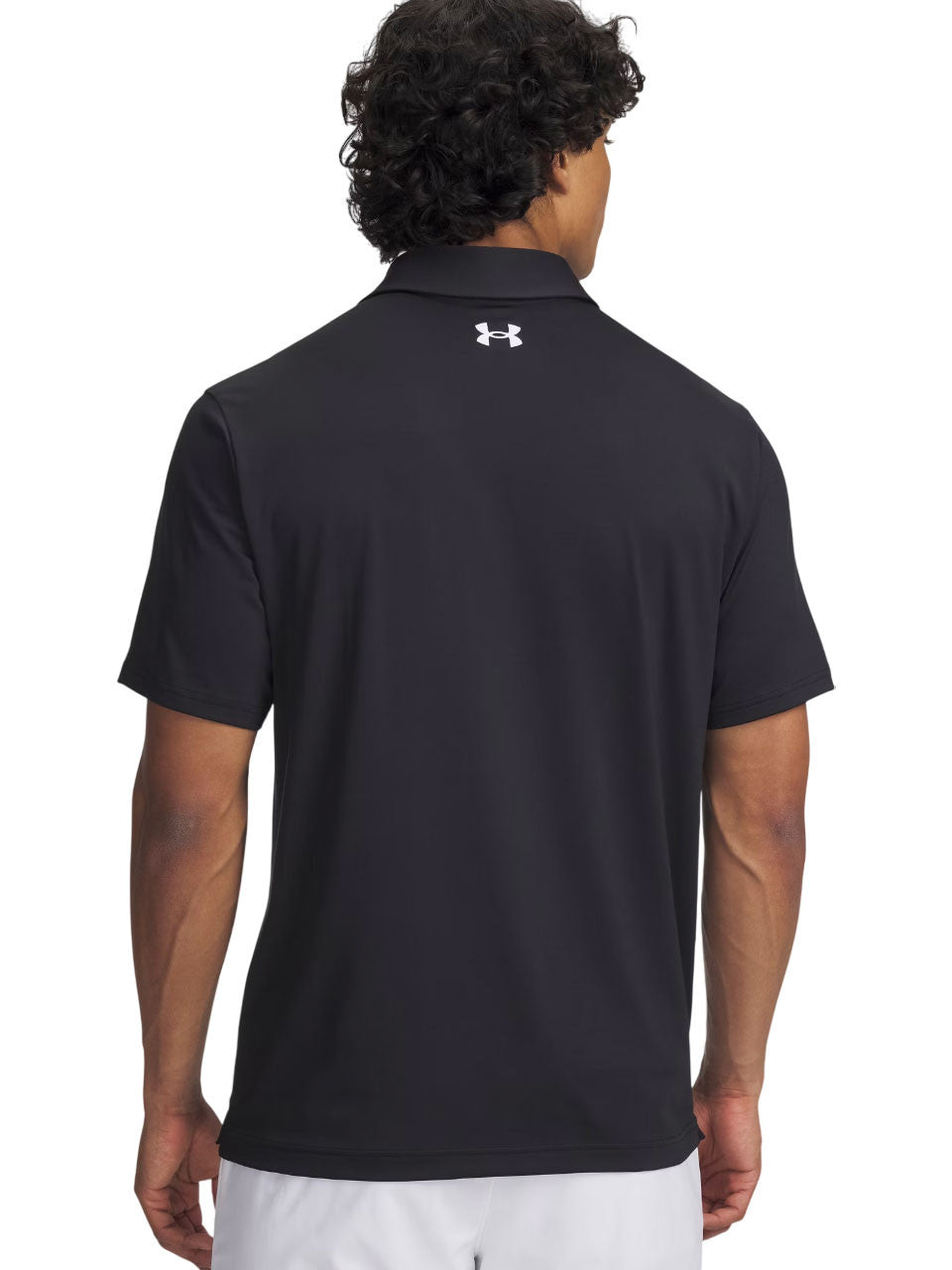 Under Armour Drive Team Dual Stripe Polo - Black/White