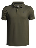 Under Armour JR Boys Matchplay Polo - Marine OD