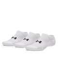 Under Armour Performance Cotton No Show 3 Pack Socks