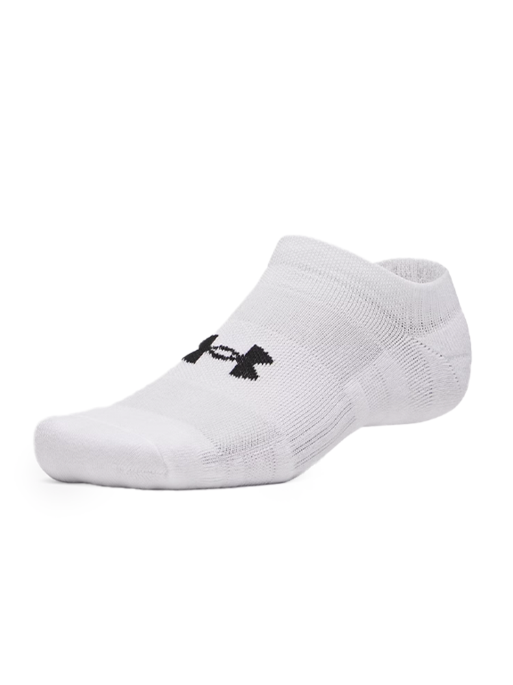 Under Armour Performance Cotton No Show 3 Pack Socks