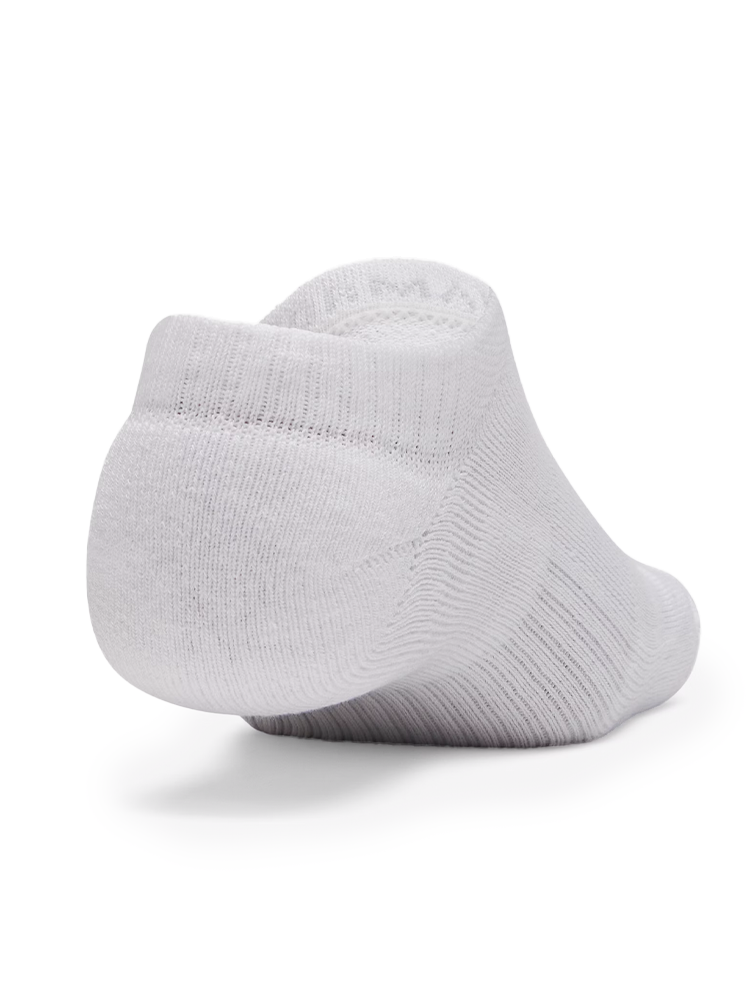 Under Armour Performance Cotton No Show 3 Pack Socks