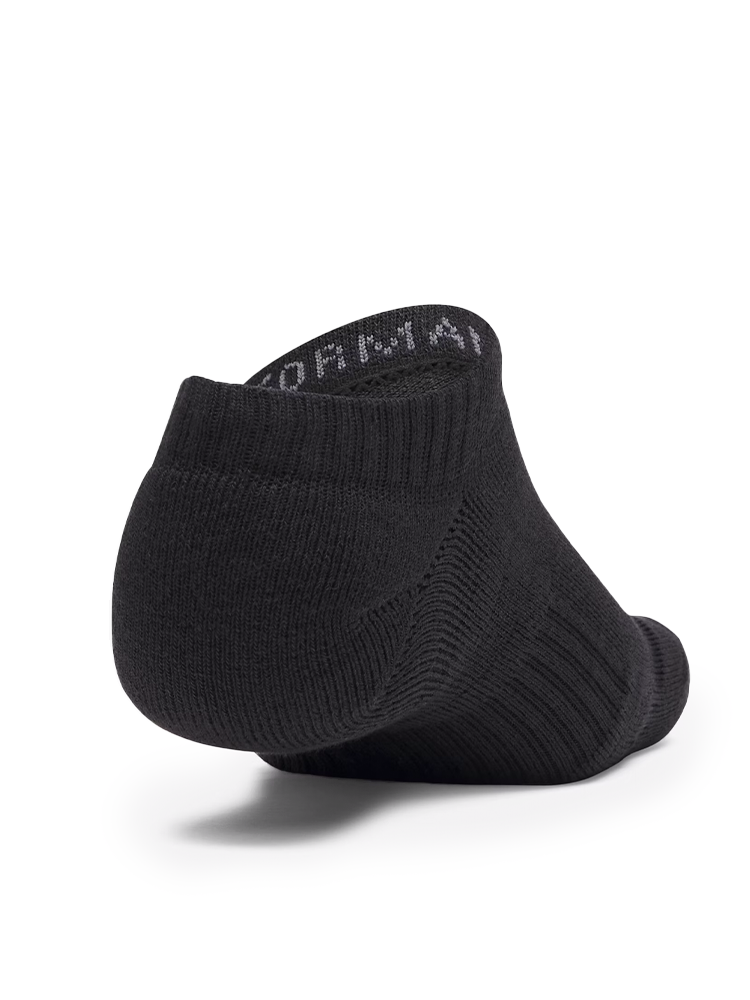 Under Armour Performance Cotton No Show 3 Pack Socks
