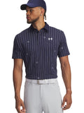 Under Armour Playoff 3.0 Printed Polo - Midnight Nvy/White