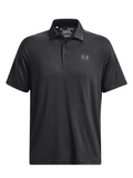 Under Armour Playoff 3.0 Stripe Polo - Black/Pitch Grey