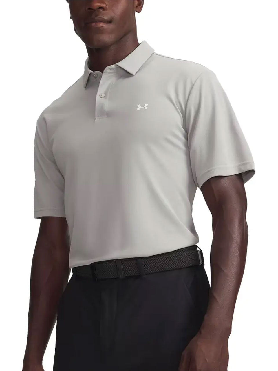 Under Armour T2G Pique Polo - Titanium/White