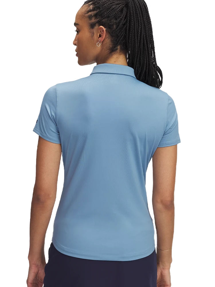 Under Armour Women's Playoff SS Polo - Blue Smoke