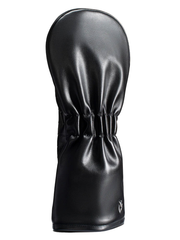 Vessel Lux Embosse Headcover - Croc Black