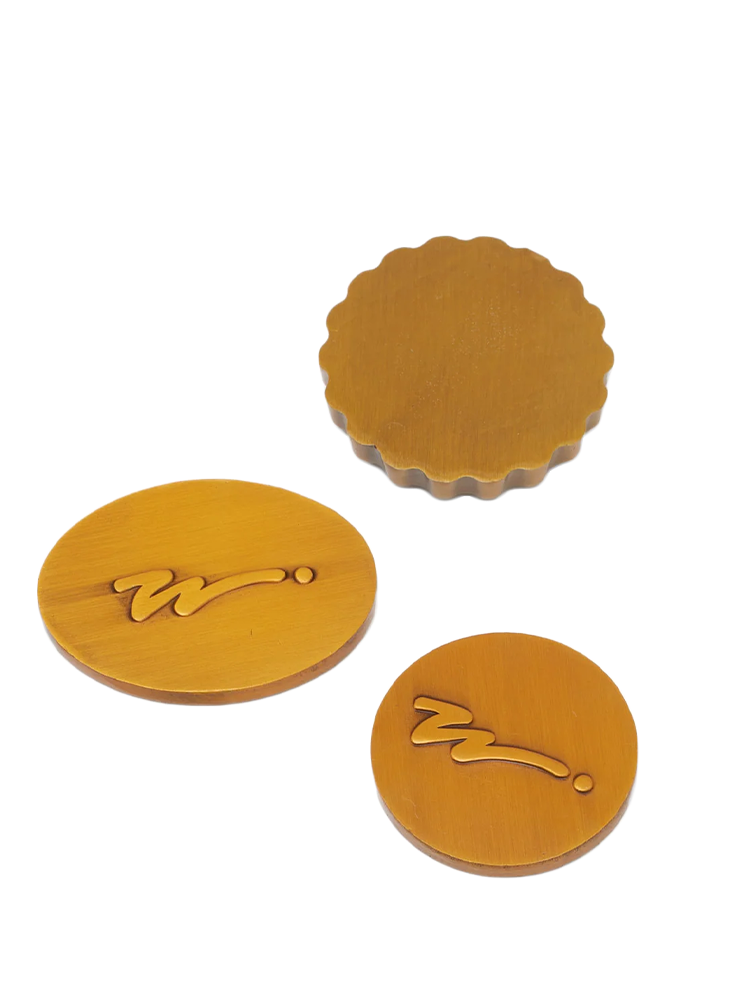 Walker Golf Things Ball Marker 3-Pack 'The Hunter' - Antique Brushed Gold