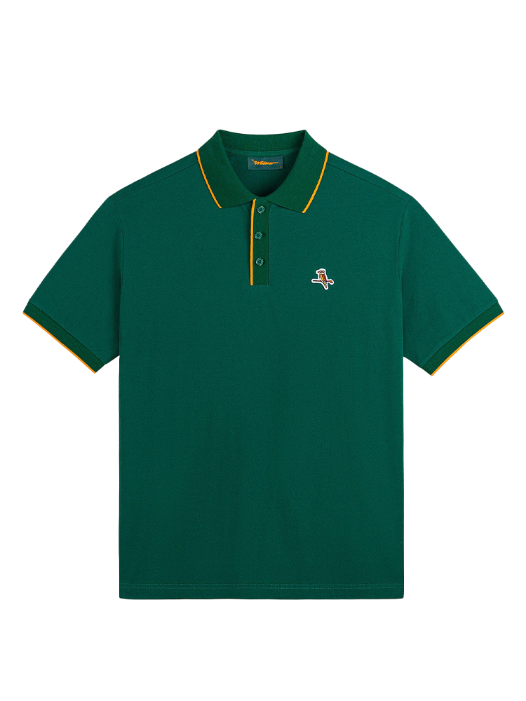 Walker Golf Things Featherlite Kooka Polo - Forest/Gold