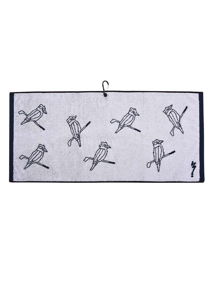 Walker Golf Things Kooka Icon Towel - Navy/White