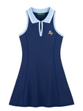 Walker Golf Things Womens Fairway Dress - Navy/Powder Blue