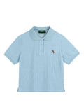 Walker Golf Things Womens Kooka Terry Polo - Powder Blue