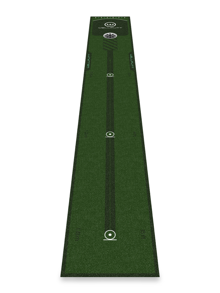 WellPutt Essential 8ft Putting Mat - Green