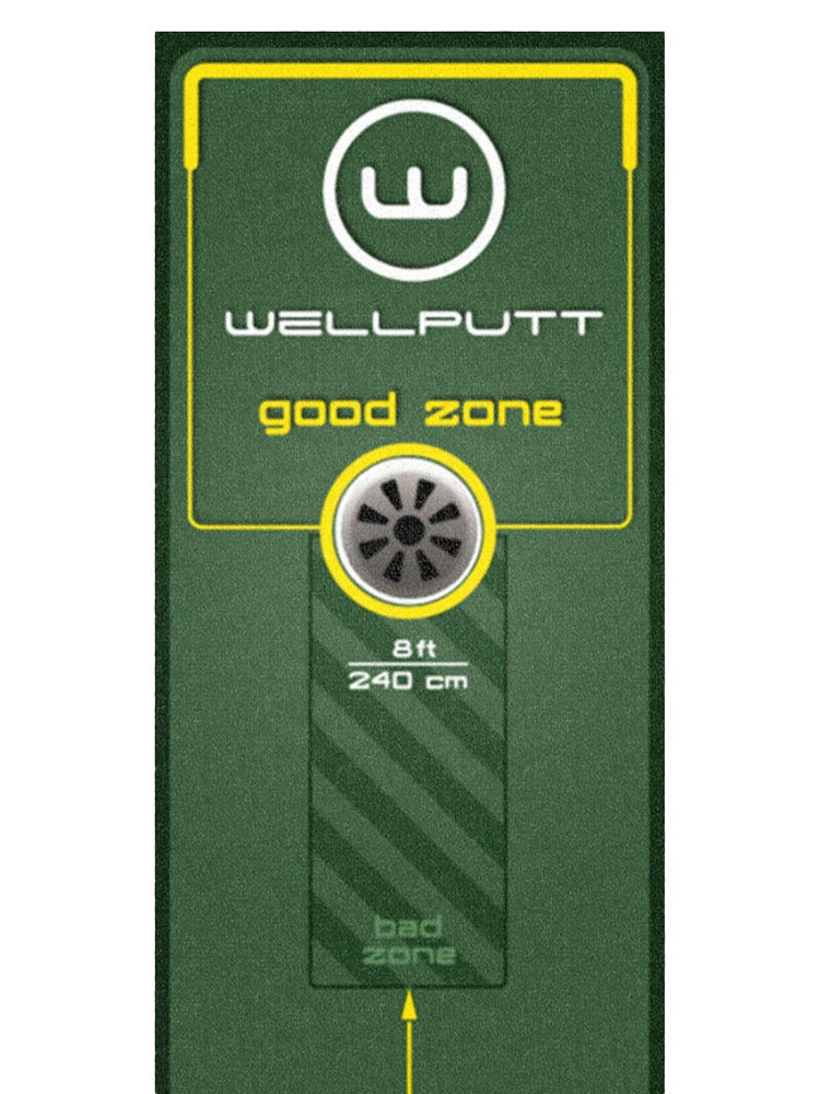 WellPutt Start 2.0 3m Putting Mat - Green