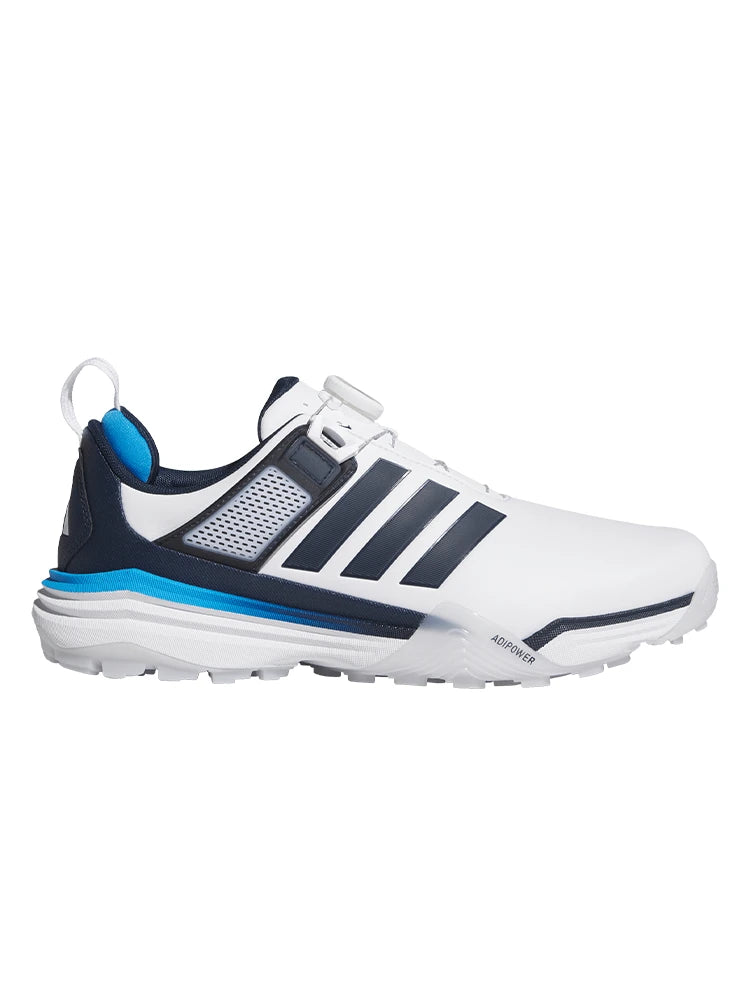 adidas Adipower 26 BOA Spikeless Golf Shoes - Ftwr White/Collegiate Navy
