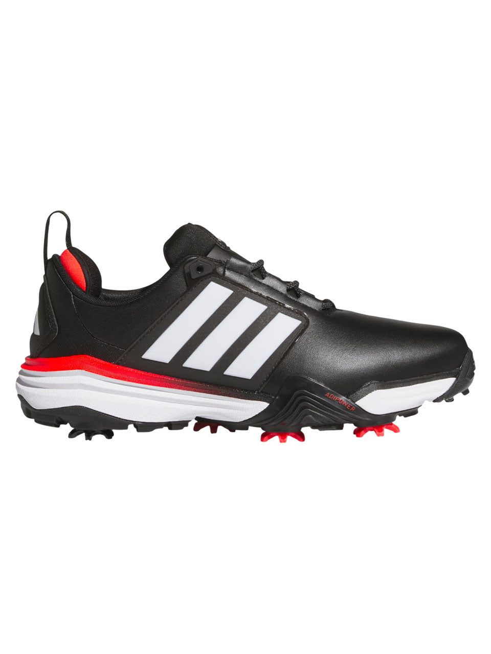 adidas Adipower 26 Wide Golf Shoes - Core Black/Ftwr White/Lucid Red