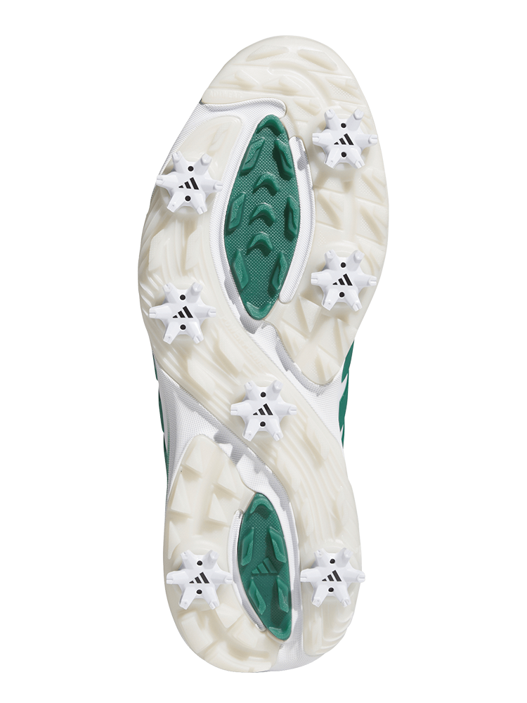 adidas Adipower 26 Wide Golf Shoes - Ftwr White/Collegiate Green/Crystal White