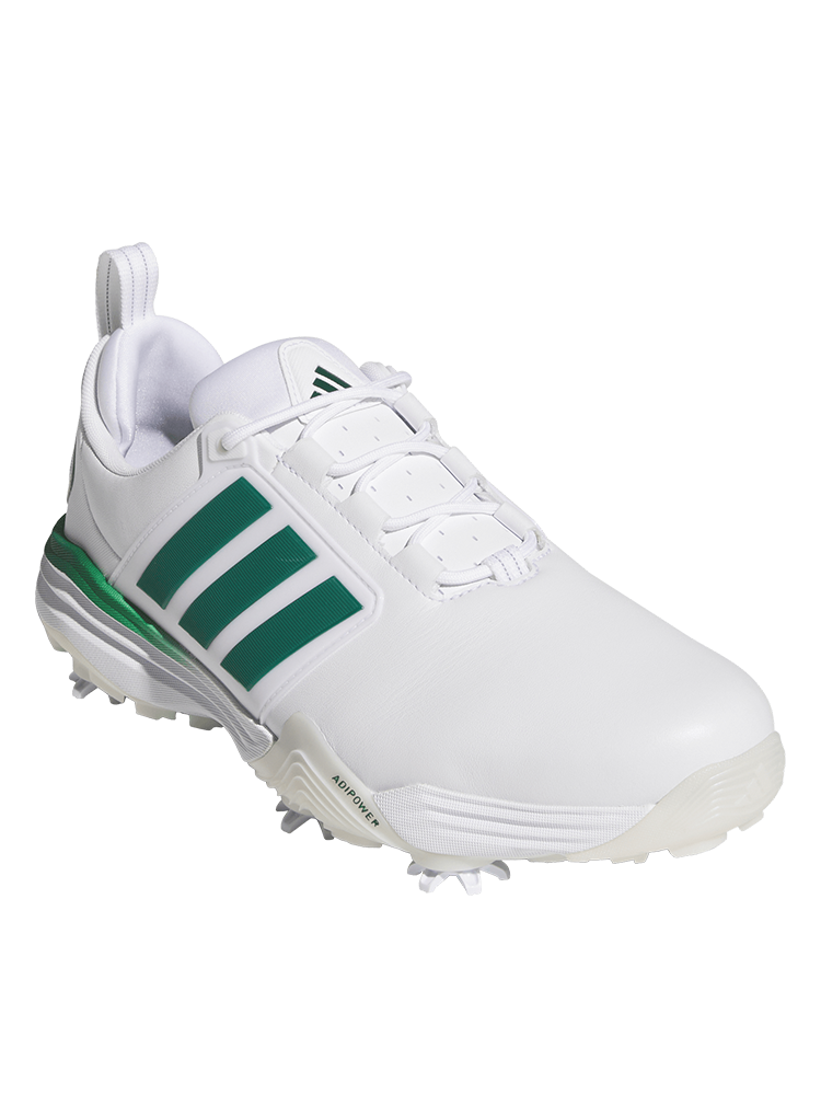 adidas Adipower 26 Wide Golf Shoes - Ftwr White/Collegiate Green/Crystal White