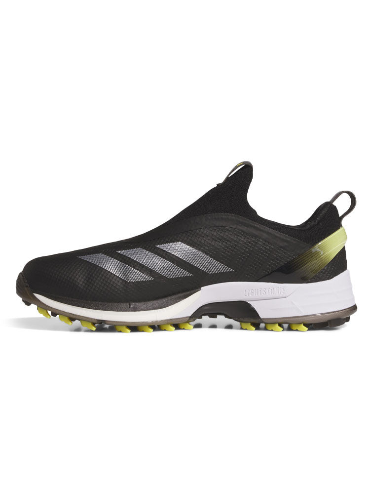 adidas Adizero ZG BOA Spikeless Golf Shoes - Core Black/Silver Met./Pure Sulfur