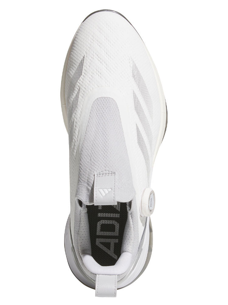 adidas Adizero ZG BOA Spikeless Golf Shoes - Ftwr White/Silver Met./Solid Grey