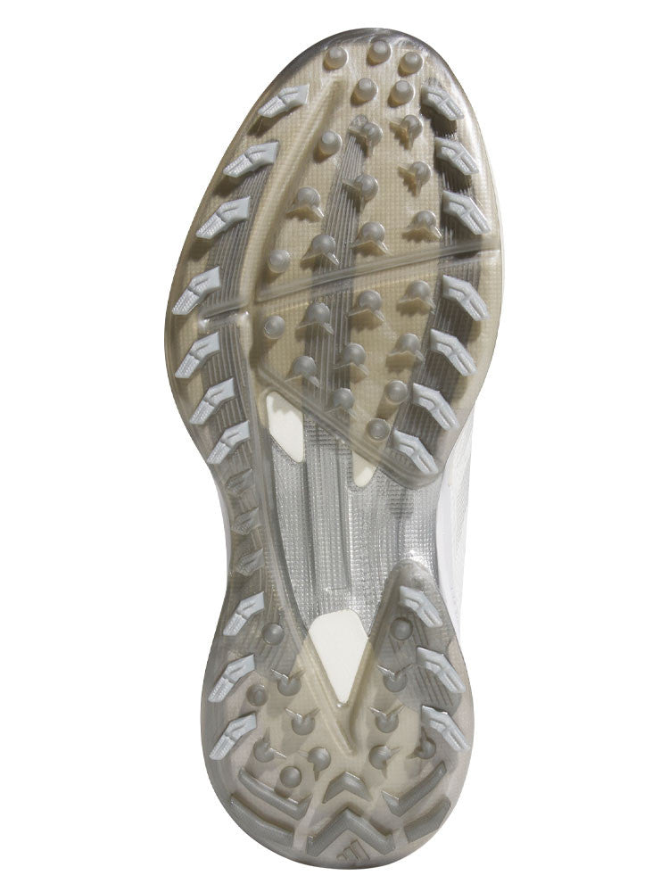 adidas Adizero ZG BOA Spikeless Golf Shoes - Ftwr White/Silver Met./Solid Grey