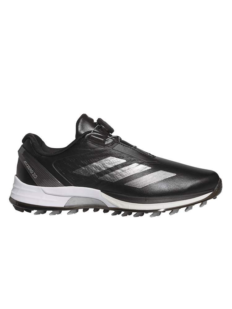 adidas Adizero ZG Lo BOA Spikeless Golf Shoes - Core Black/Silver Met./Iron Met.