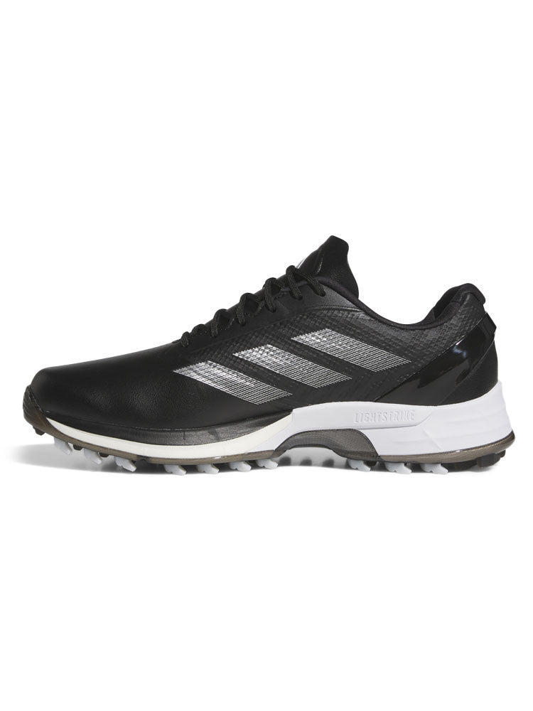 adidas Adizero ZG Spikeless Golf Shoes - Core Black/Silver Met./Lucid Lemon