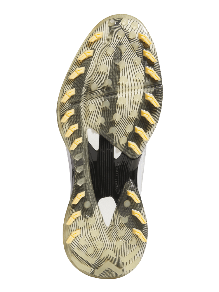 adidas Adizero ZG Spikeless Golf Shoes - Ftwr White/Core Black/Ice Tangerine
