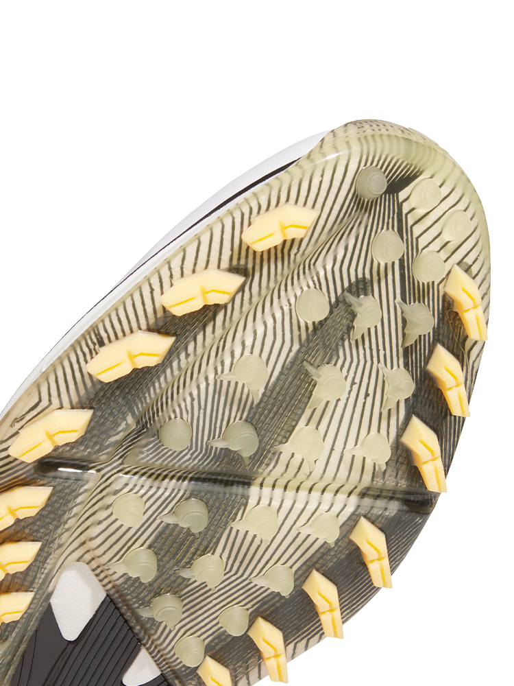 adidas Adizero ZG Spikeless Golf Shoes - Ftwr White/Core Black/Ice Tangerine