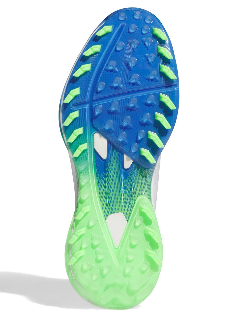 adidas Adizero ZG Spikeless Golf Shoes - Ftwr White/Silver Met/Lime Burst