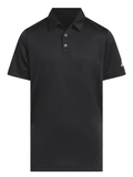 adidas Boys Performance Short Sleeve Polo - Black