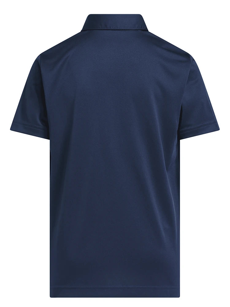 adidas Boys Performance Short Sleeve Polo - Collegiate Navy