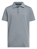 adidas Boys Textured Short Sleeve Polo - Wonder Sage