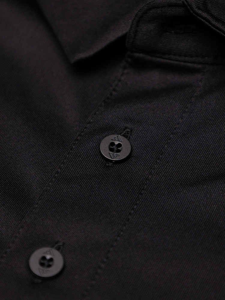 adidas Climacool Back 3-Stripes Polo Shirt - Black
