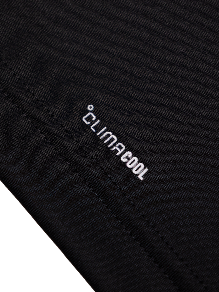 adidas Climacool Back 3-Stripes Polo Shirt - Black